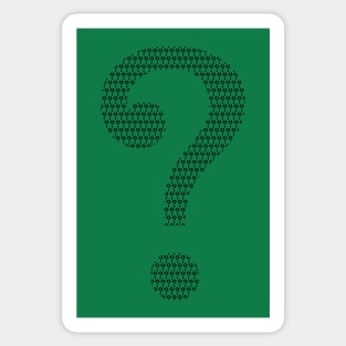 Riddle Green Sticker